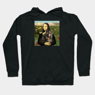 Mona Lisa and Her Calico Persian Cat Hoodie